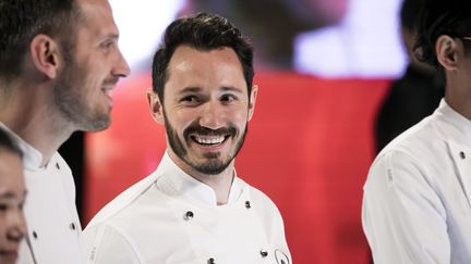 Le chef pâtissier du Meurice, Cédric Grolet, publie un livre : "Fleurs" aux éditions Alain Ducasse. (VINCENT ISORE / MAXPPP)