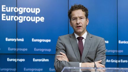 Le pr&eacute;sident n&eacute;erlandais de l'Eurogroupe,&nbsp;Jeroen Dijsselbloem, &agrave; Bruxelles, le 27 juin 2015. (YVES HERMAN / REUTERS)