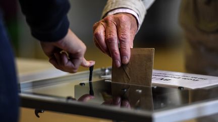 Les élections régionales et départementales&nbsp;se tiennent les&nbsp;20 et 27 juin 2021. (CHRISTOPHE ARCHAMBAULT / AFP)