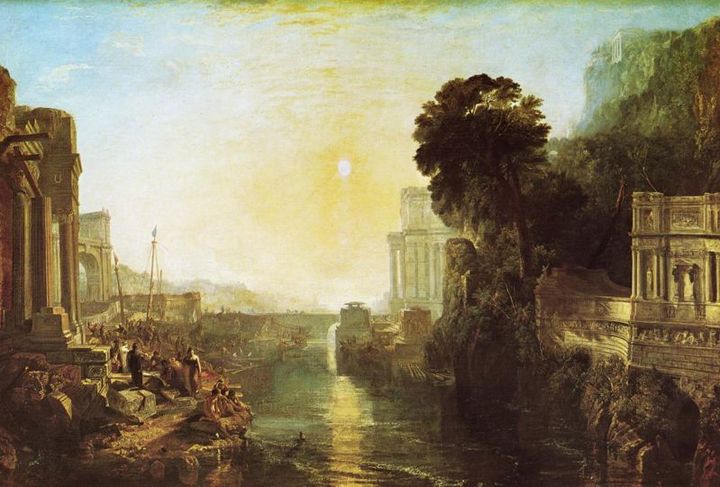 "Didon  construisant Carthage" de J.M.W Turner, huile sur toile - 1815 (National gallery - Londres)
 (The Athenaeum (http://www.the-athenaeum.org/art/detail.php?ID=20906))