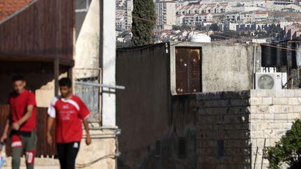 Dans le village palestinien de Qirah, au sud de Naplouse, le 22 juin 2020. (JAAFAR ASHTIYEH / AFP)