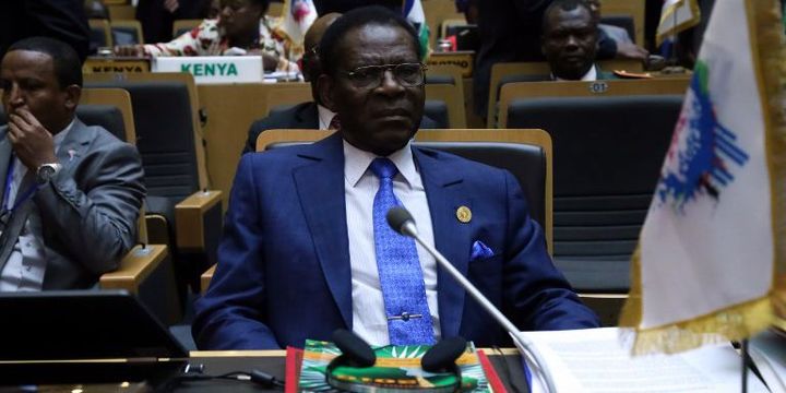 Le président de la Guinée Equatoriale, Teodoro Obiang Nguema Mbasogo, lors de la cérémonie de clôture du 28e Sommet de l'Union africaine à Addis-Abeba, en Ethiopie, le 31 janvier 2017. (Minasse Wondimu Hailu / ANADOLU AGENCY)