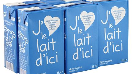 Des briques de lait "J'aime le lait d'ici" rappelées (photo d'illustration). (J'AIME LE LAIT D'ICI)