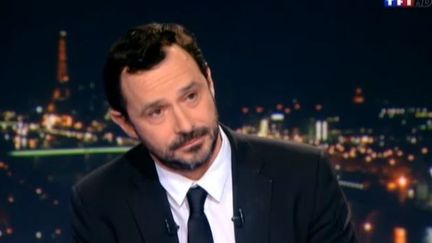 Capture d'&eacute;cran de l'interview sur TF1 de&nbsp;Franck Firmin-Guion, pr&eacute;sident de la soci&eacute;t&eacute; de production ALP, mardi 10 mars. (TF1 / FRANCETV INFO)