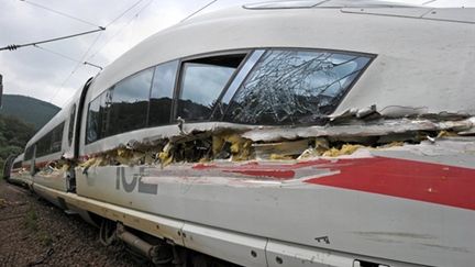 Accident de train du Francfort-Paris (AFP PHOTO / RONALD WITTEK)