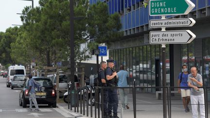 Le quartier des Moulins, à Nice, théâtre de trois fusillades en un mois. (YANN COATSALIOU / AFP)