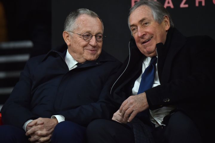 Depuis 2016, Houllier était conseiller spécial du président Aulas (LOIC VENANCE / AFP)