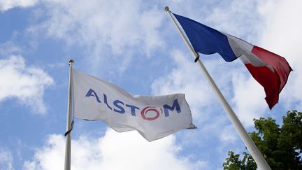 Sur le site Alstom de Levallois-Perret (Hauts-de-Seine), le 27 avril 2014. (PATRICK KOVARIK / AFP)