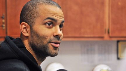 Le basketteur fran&ccedil;ais Tony Parker, au Texas (Etats-Unis), le 1er avril 2012. (DINA AREVALO / AP / SIPA)