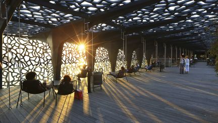 Le Mus&eacute;e des civilisations de l'Europe et de la M&eacute;diterran&eacute;e (MuCEM) est l'une des principales constructions ouvertes pour Marseille capitale europ&eacute;enne de la culture en 2013. (MOIRENC CAMILLE / AFP)