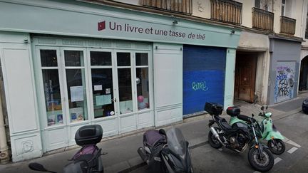 La librairie "Un livre et une tasse de thé" est située rue René Boulanger, à Paris. (Capture d'écran Google Maps)