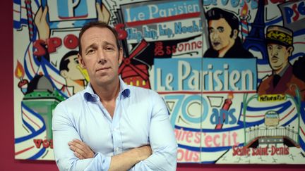 Stéphane Albouy, directeur des rédactions du "Parisien-Aujourd'hui en France", le 2 juillet 2015 à Saint-Ouen (Seine-Saint-Denis). (STEPHANE DE SAKUTIN / AFP)