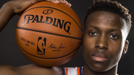 Franck Ntilikina fera partie des douze français évoluant en NBA cette saison. (JEFF ZELEVANSKY / GETTY IMAGES NORTH AMERICA)