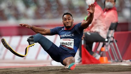 Dimitri Pavadé a battu son record personnel en finale du saut en longueur T64 à Tokyo. (France Paralympique)