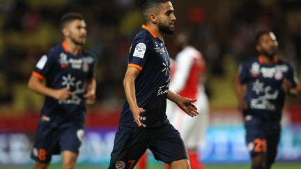 Ryad Boudebouz, meilleur buteur du MHSC en Ligue 1 cette saison (VALERY HACHE / AFP)