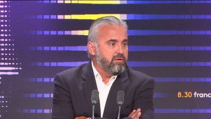 Alexis Corbière était l'invité du 8h30 franceinfo du samedi 9 septembre 2023 (FRANCEINFO/RADIOFRANCE)