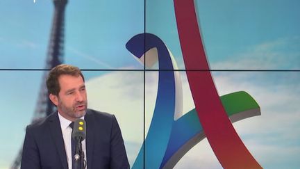 Christophe Castaner, le porte-parole du gouvernement, invité de franceinfo jeudi 14 septembre 2017. (RADIO FRANCE / FRANCEINFO)