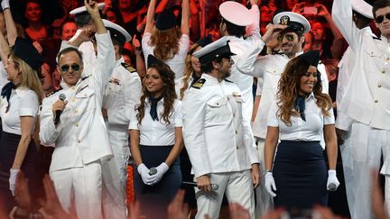 Après Strasbourg en 2014, Montpellier en 2015 et Paris cette année, Toulouse doit accueillir la troupe des Enfoirés en janvier prochain
 (PATRICK HERTZOG / AFP)