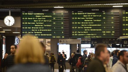 &nbsp; (De nombreux trains sont à l'arrêt ce lundi en Belgique © MaxPPP)