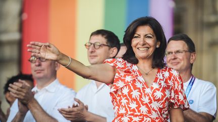 La maire de la capitale, Anne Hidalgo, le 4 août 2018 à Paris. (LUCAS BARIOULET / AFP)