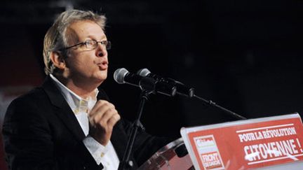 Pierre Laurent, secrétaire national du Parti communiste, au congrès du Parti de Gauche, le 21 novembre 2010 au Mans. (AFP - Jean-François Monier)