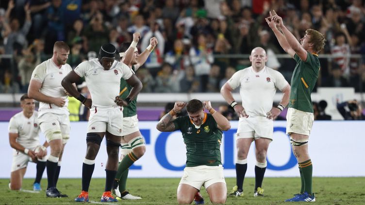 Rugby L Afrique Du Sud Terrasse L Angleterre 32 12 Et Remporte Sa Troisieme Coupe Du Monde