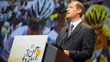 Christian Prudhomme lors de la présentation Tour de France 2010