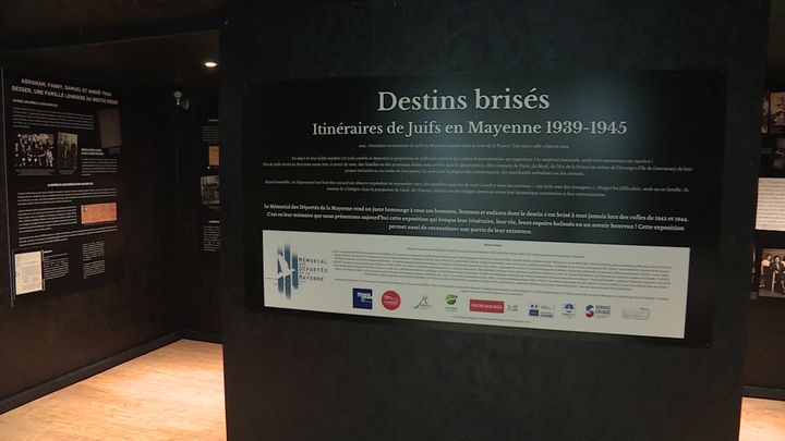 "Destins brisés", la nouvelle exposition temporaire du Mémorial des Déportés de la Mayenne. (France 3 Pays de la Loire / M. Baron)