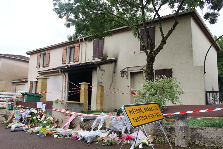 Le domicile de&nbsp;Chahinez, jeune femme de 31 ans&nbsp;brûlée vive&nbsp;par son mari, le 7 mai 2021 à Mérignac (Gironde). (PAOLO PHILIPPE / FRANCEINFO)