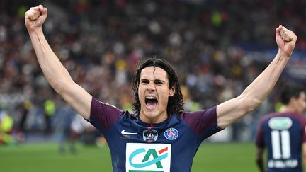 Edinson Cavani a inscrit le but du 2-0 sur pénalty.  (FRANCK FIFE / AFP)