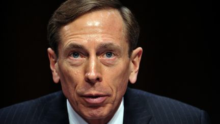 David Petraeus, &agrave; l'&eacute;poque directeur de la principale agence am&eacute;ricaine d'espionnage, la CIA, &agrave; Washington (Etats-Unis), le 31 janvier 2012. (KAREN BLEIER / AFP)