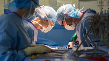 Une cinquantaine de m&eacute;decins, journalistes et f&eacute;ministes ont d&eacute;nonc&eacute;, le 6 f&eacute;vrier 2015, l'apprentissage des touchers vaginaux et rectaux sur des patients anesth&eacute;si&eacute;s (photo d'illustration). (GARO / PHANIE / AFP)