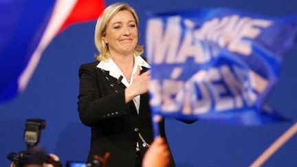 Marine Le Pen appelle Sarkozy et Copé clarifier leur position (FRANCOIS GUILLOT / AFP)