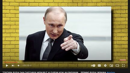 Une vidéo indonésienne comptabilisait&nbsp;4,7 millions de vues sur Youtube le 21 mars 2022 : elle donne une lecture pro-russe de la guerre d’Ukraine en se basant sur des textes sacrés musulmans. (CAPTURE D'ÉCRAN YOUTUBE)