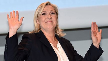 &nbsp; (Marine Le Pen décroche le prix du menteur en politique 2015 © Maxppp)