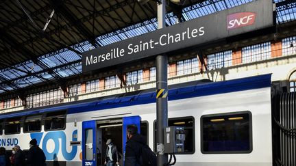 La gare de Marseille Saint-Charles (Bouches-du-Rhône), le 3 février 2021.&nbsp; (MAGALI COHEN / HANS LUCAS / AFP)