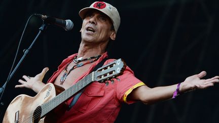 Manu Chao aux Vieilles Charrues, le 13 juillet 2017
 (HUGO MARIE/EPA/Newscom/MaxPPP)