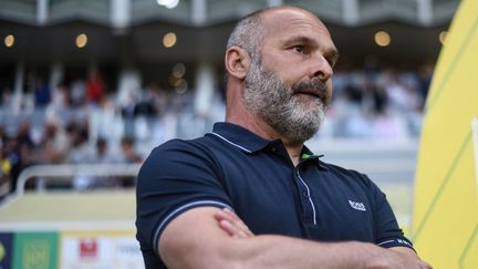 Pascal Dupraz, au stade de la Beaujoire de Nantes, le 21 mai 2022. (SEBASTIEN SALOM-GOMIS / AFP)