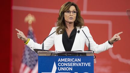 Sarah Palin, le 26 février 2015 à National Harbor (Etats-Unis). (JOSHUA ROBERTS / REUTERS)