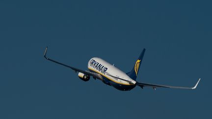 Un Boeing 737 de la compagnie a&eacute;rienne Ryanair, le 11 octobre 2014. (PHILIPPE HUGUEN / AFP)