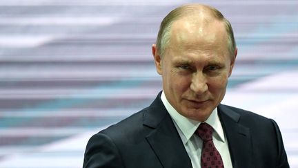 Le président russe Vladimir Poutine à Moscou, le 29 novembre 2017. (YURI KADOBNOV / AFP)