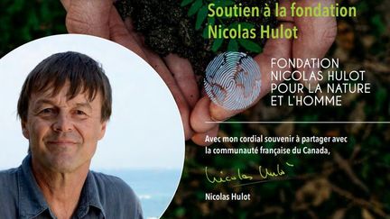 La photo de l'écologiste Nicolas Hulot utilisée frauduleusement par une liste au Canada, lors des élections consulaires les&nbsp;29 et 30 mai 2021. (DIPLOMATIE.GOUV)