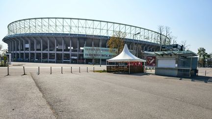 Le stade Ernst-Happel de Vienne, le 3 avril 2020. (DAVID VISNJIC / ANADOLU AGENCY / AFP)