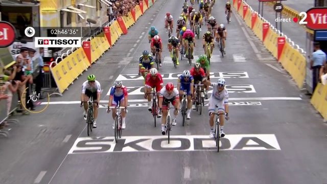 Arrivée du Tour sur les Champs-Elysées