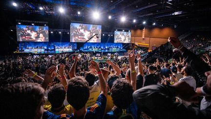 Des fans brésiliens pour le Major de Counter Strike organisé à Rio fin 2022. (Adela-Sznajder - ESL)