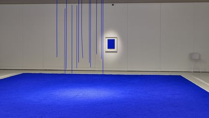 "Yves Klein, des cris bleus" au musée Soulages de Rodez (THIERRY ESTADIEU                )