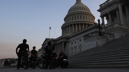 Le siège du Congrès américain, à Washington (Etats-Unis), le 1er juin 2023. (ANNA MONEYMAKER / GETTY IMAGES NORTH AMERICA / AFP)