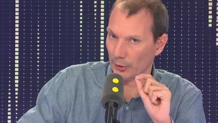 David Cormand, secrétaire national d'EELV, invité le 4 septembre 2018 de franceinfo. (RADIO FRANCE / FRANCE INFO)