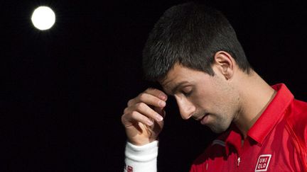 Novak Djokovic bras levés à Shanghai