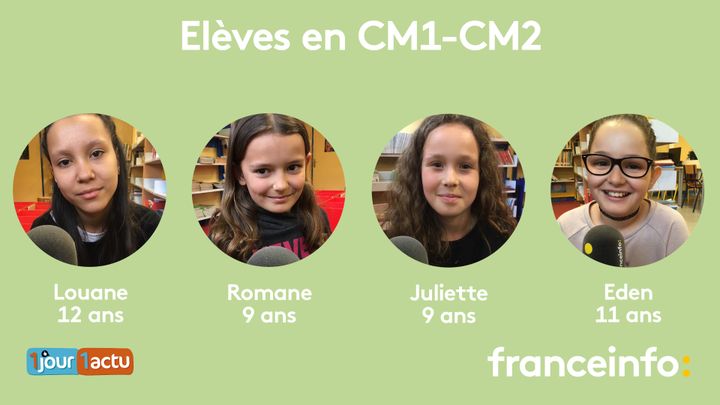 franceinfo junior, une émission en partenariat avec le magazine d'actualités pour enfants, 1jour1actu et 1jour1actu.com. (ESTELLE FAURE / FRANCEINFO - RADIOFRANCE)